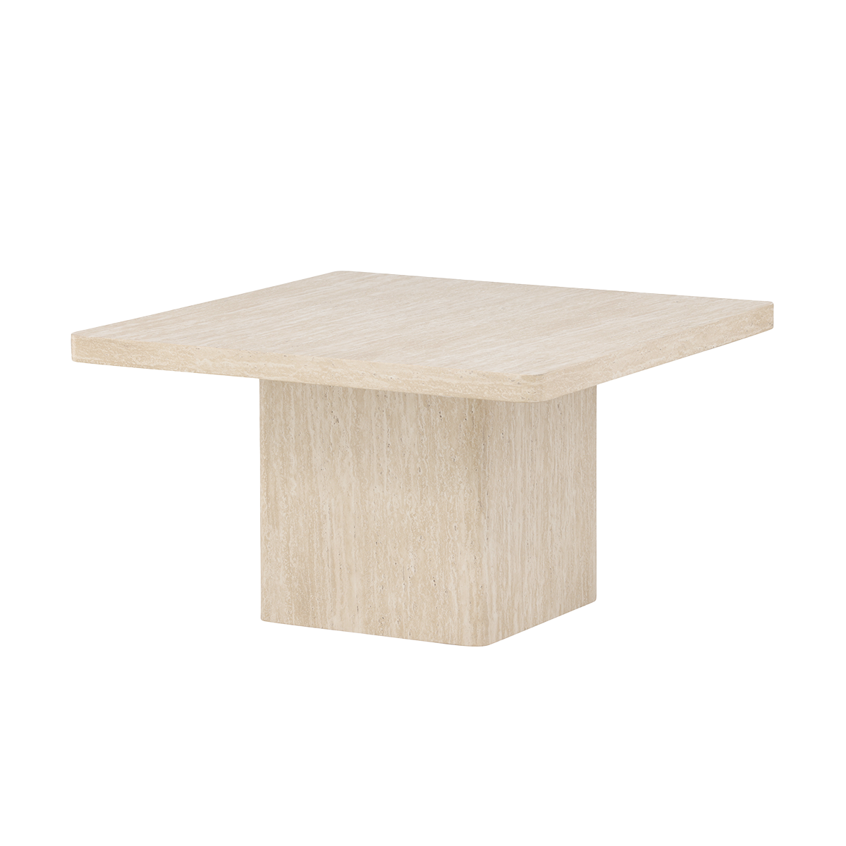 Salontafel Hannes Beige - 80x80 cm