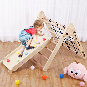 Wooden Climbing Triangle Playground 