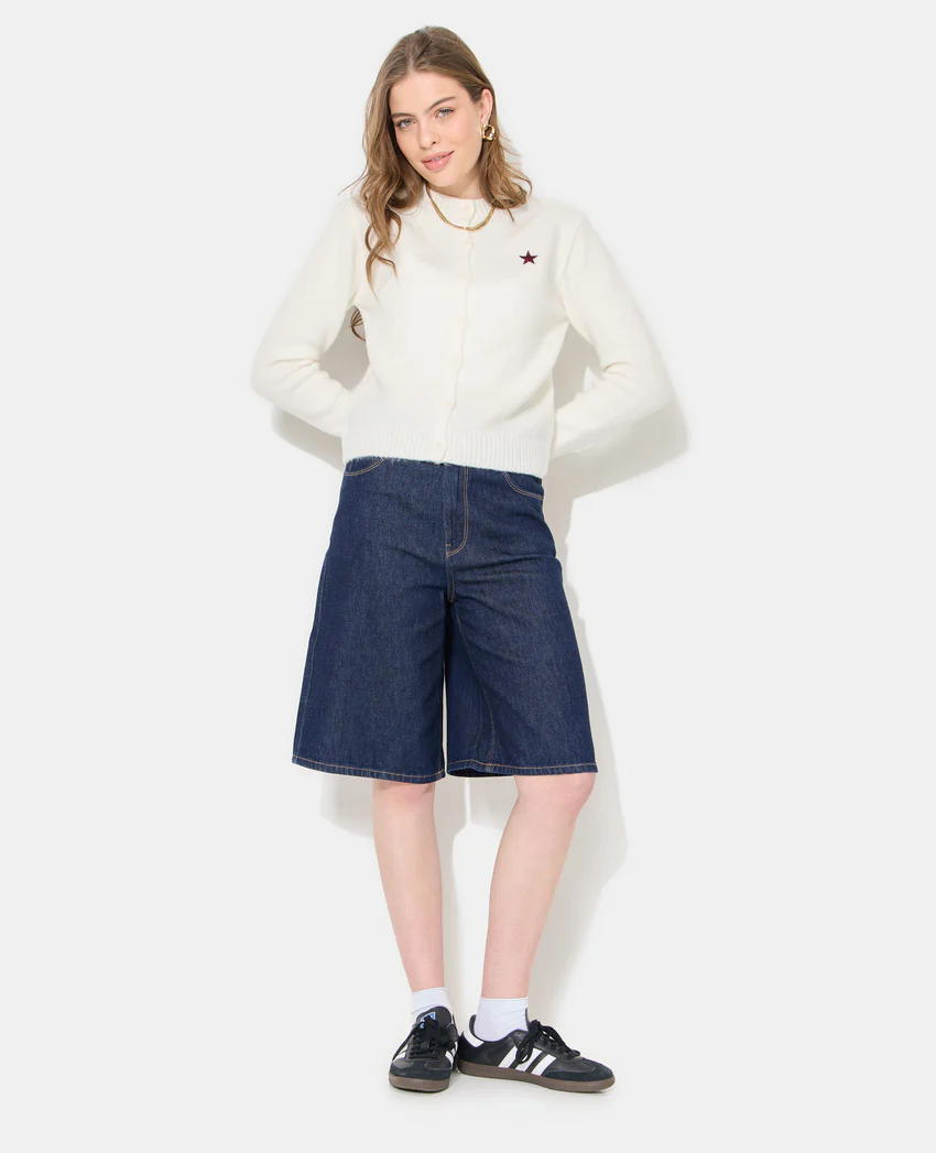 Pimkie Gilet col rond avec étoile brodée