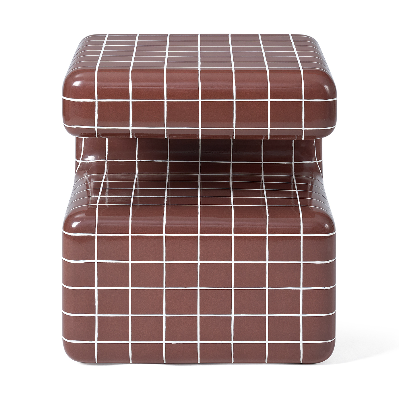 Bijzettafel Takamu Grid timber