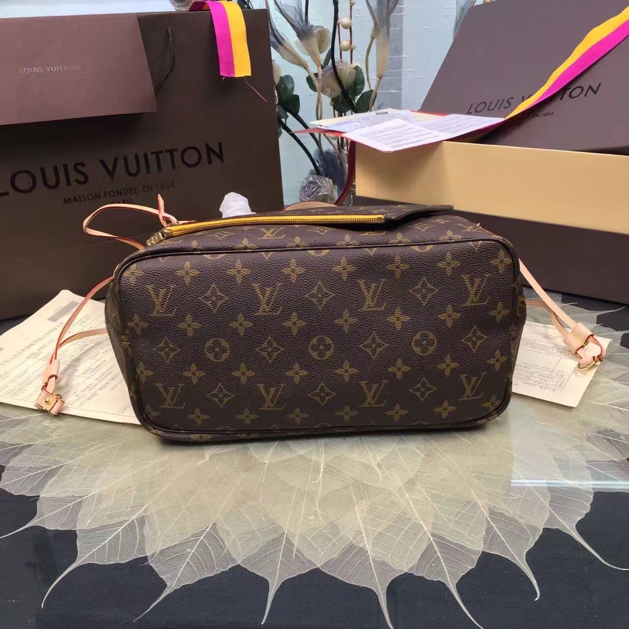 L Neverfull MM Bag Monogram Canvas M40997 - Top Club