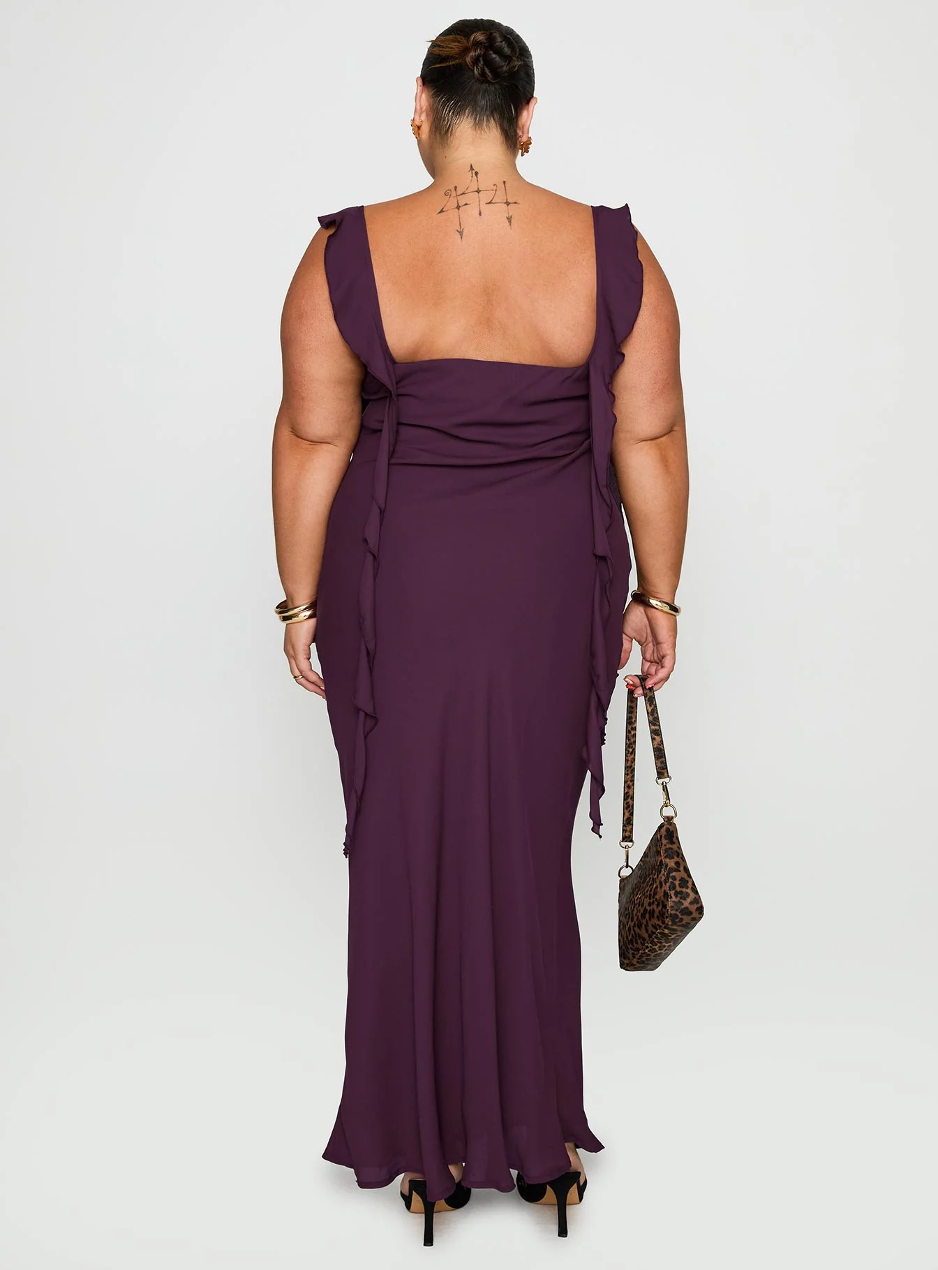 Lanai Maxi Dress Plum Curve