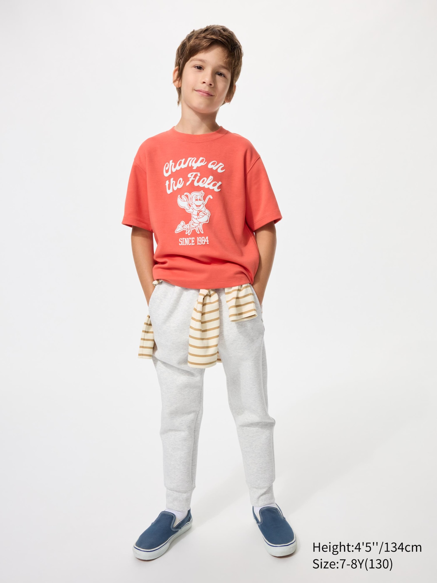 KIDS AIRism Cotton Graphic Crew Neck T-Shirt