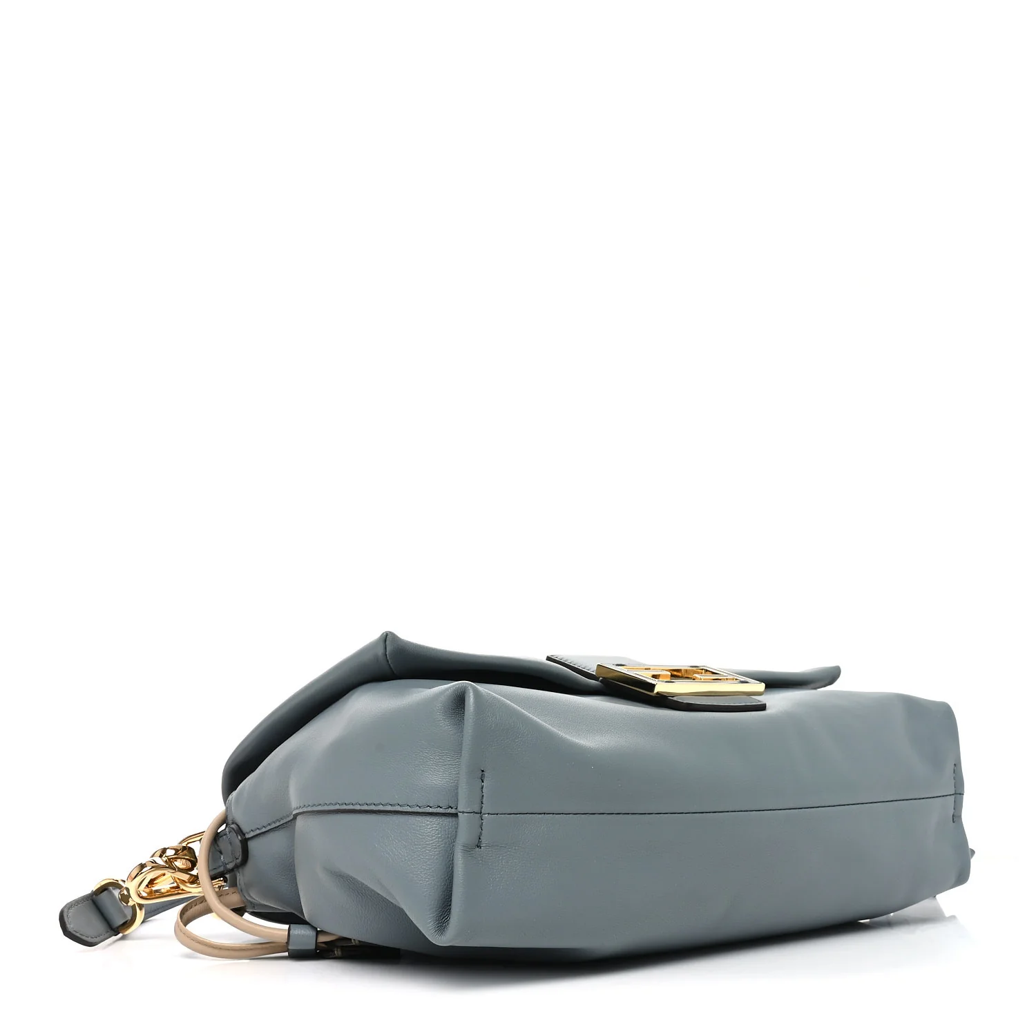 Nappa Medium Mamma Baguette Light Blue - Top Club