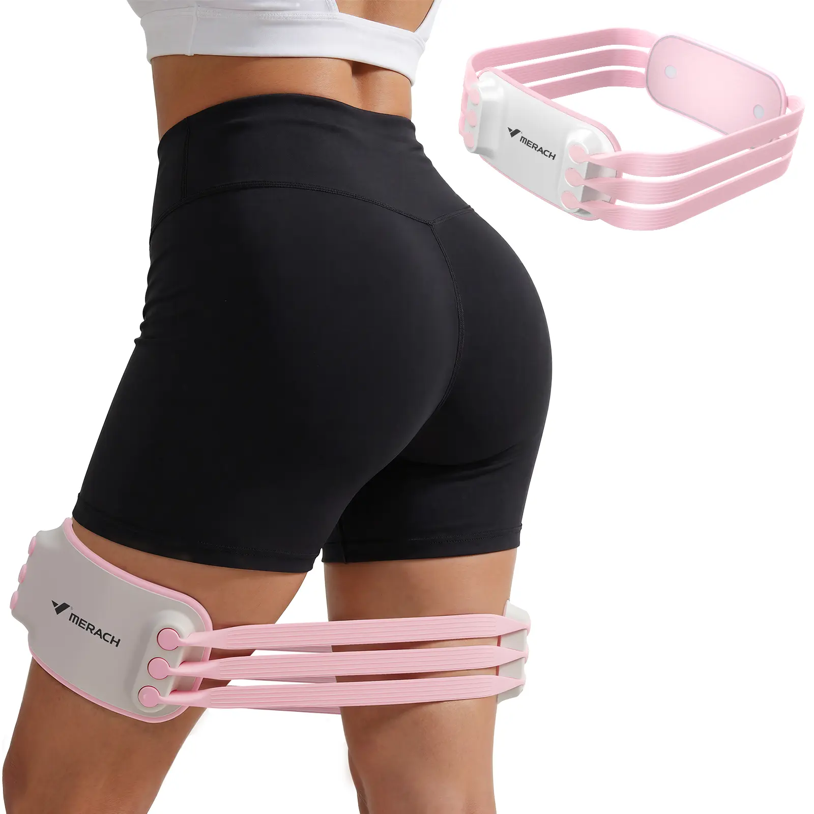 Merach Resistance Bands for Legs and Butt Exercise Loop Bands Yoga, Pilates, Rehabilitation, Fitness and Home Workout, Strength Bands for Booty Resistance Loop Exercise Bands Hiplifter
