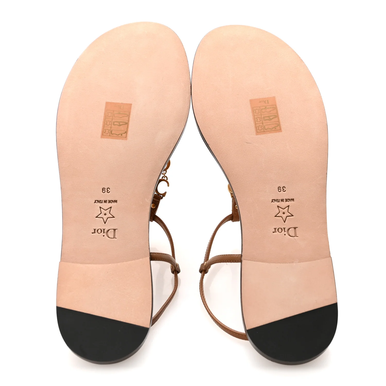 Calfskin C'est Dior Sandals 39 Cuir - Top Club