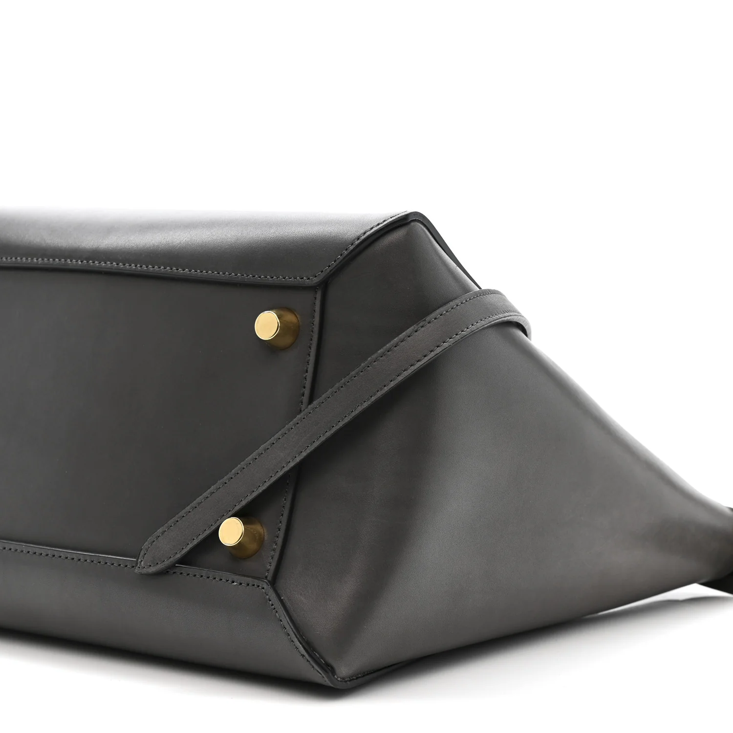 Smooth Calfskin Mini Belt Bag Grey - Top Club