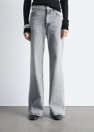 & Other Stories STUDDED WIDE-LEG JEANS