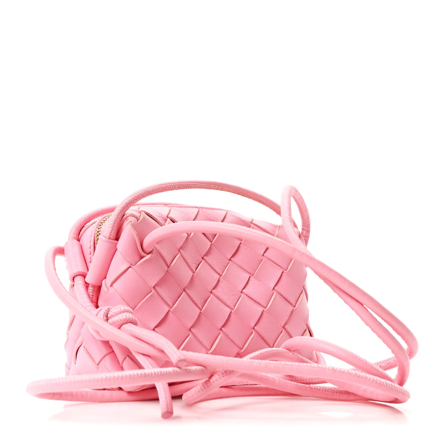 Nappa Intrecciato Candy Loop Camera Bag Ribbon - Top Club