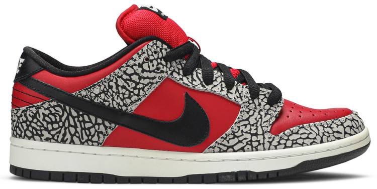 Supreme x Dunk Low Premium SB  Red Cement  313170-600 - Sneaker Replica Workshop