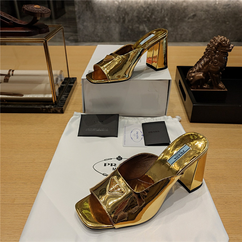 prada block heel square toe sandals - Sneaker Replica Workshop