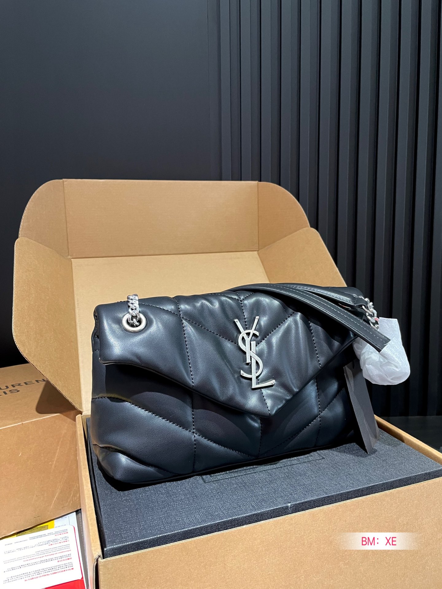 Y PUFFER SMALL SIZE BAG IN QUILTED LAMBSKIN Size: 28*17 CM - Top Club