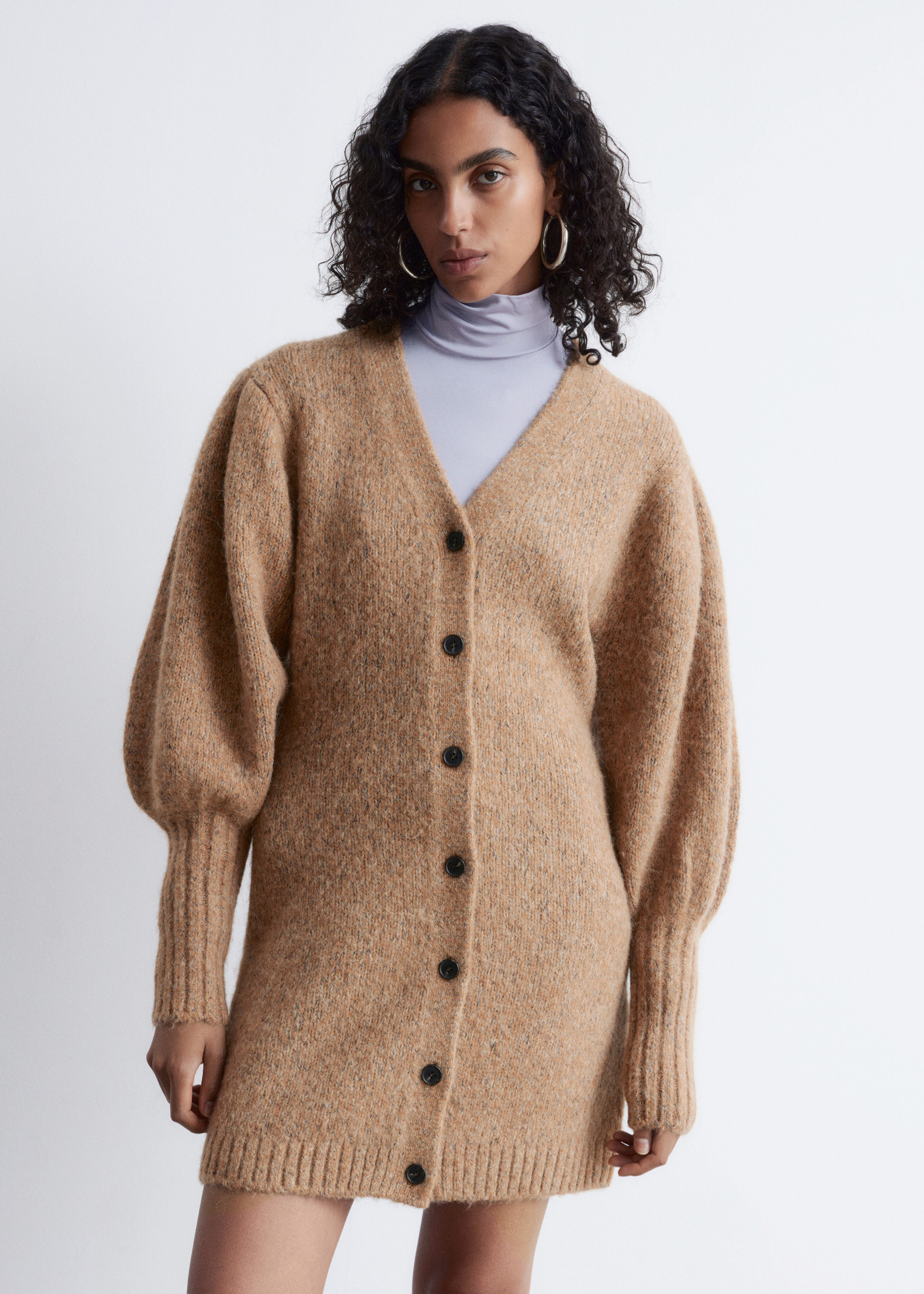 & Other Stories ALPACA-BLEND MINI DRESS