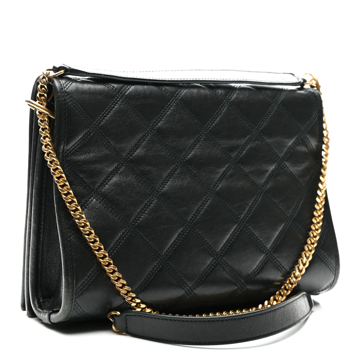 Lambskin Quilted Mini Becky Chain Bag Vert Fonce - Top Club