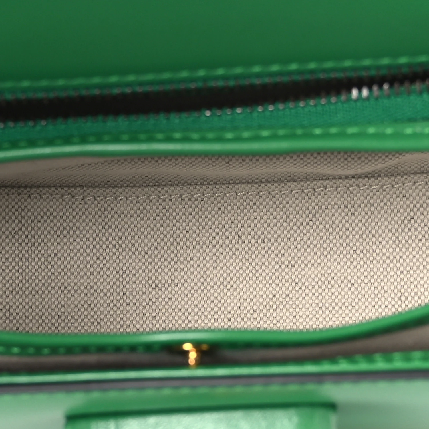Boarded Dyana Lux Calfskin Web Small Bamboo 1947 Top Handle Bag Spring Green - Top Club