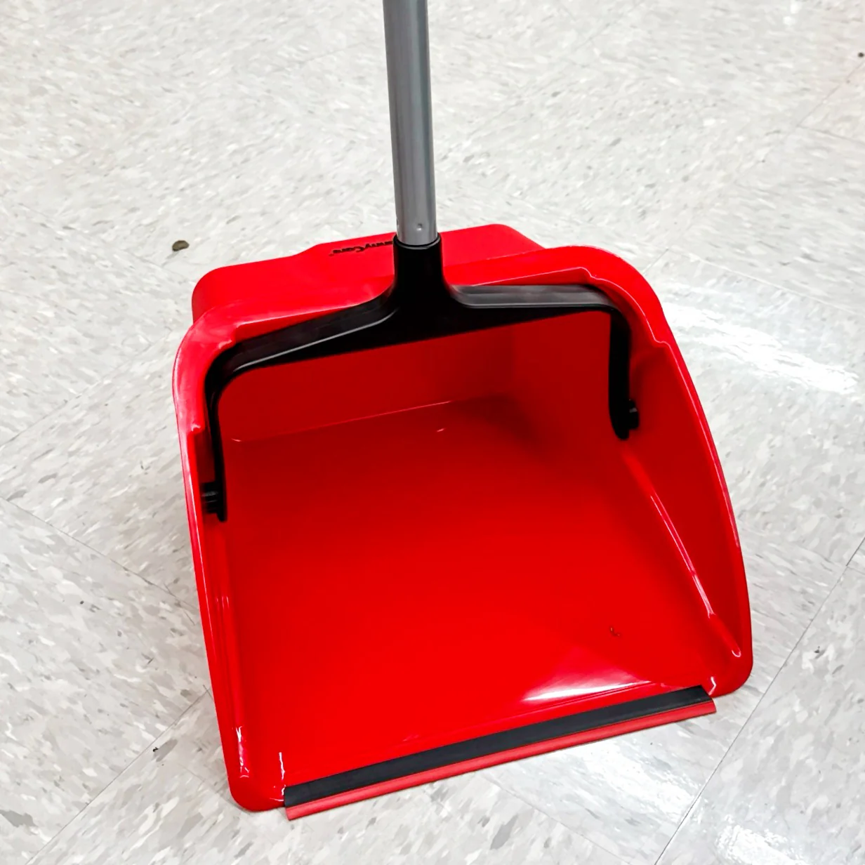 JUMBO RED PLASTIC LOBBY DUST PAN - Victorias Cleaning and Janitor