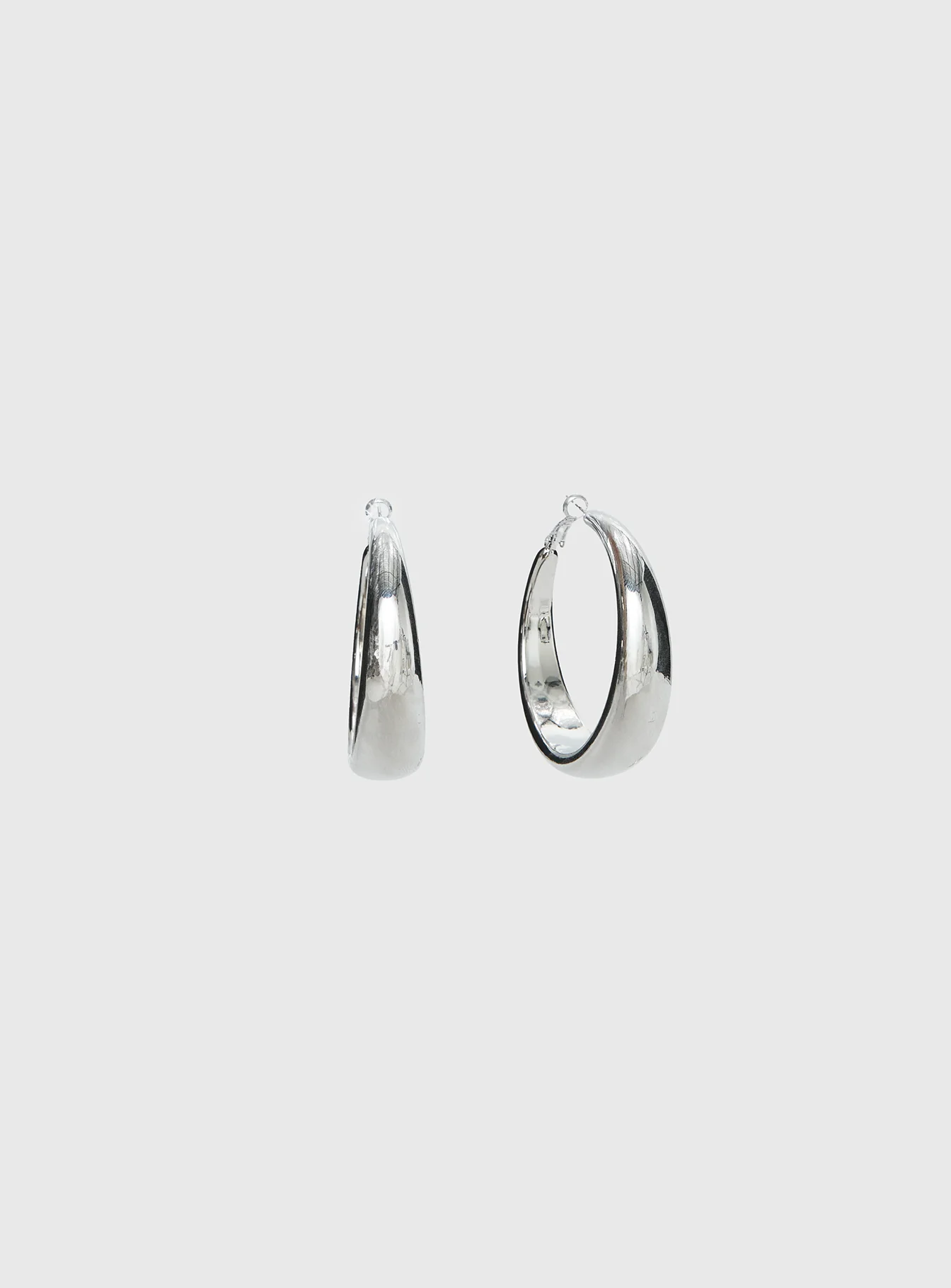 Raskin Hoop Earrings Silver