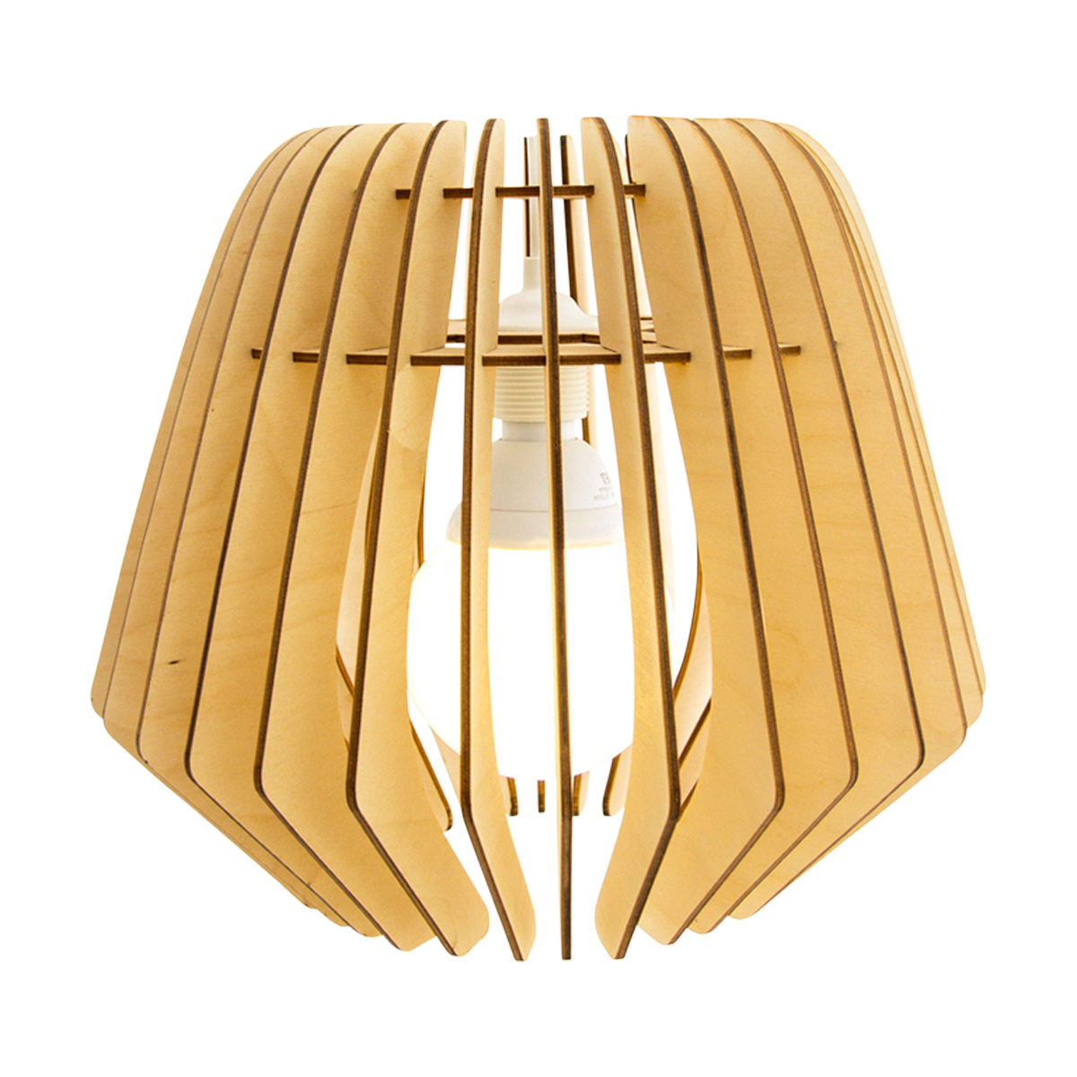 Original M houten lampenkap medium