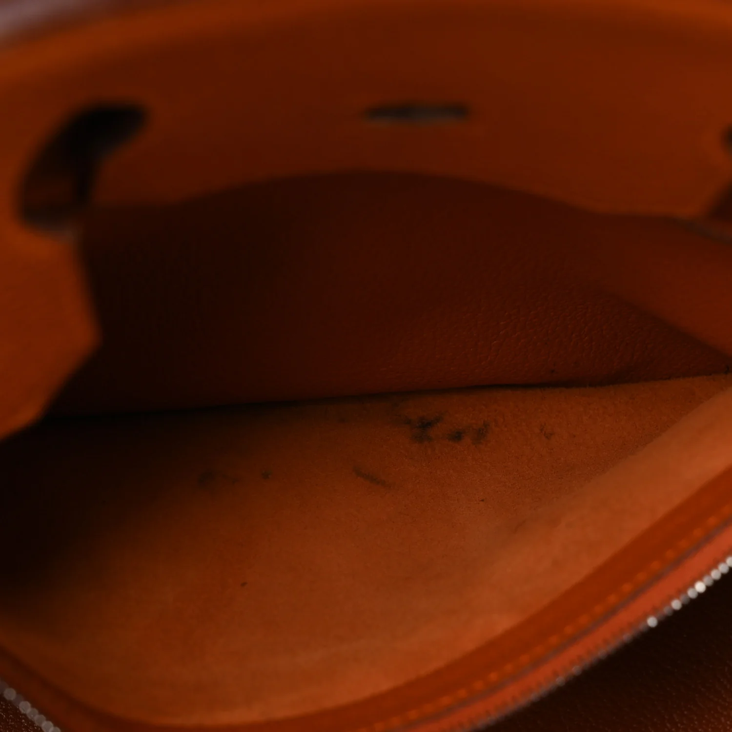 Taurillon Clemence Birkin 35 Orange - Top Club