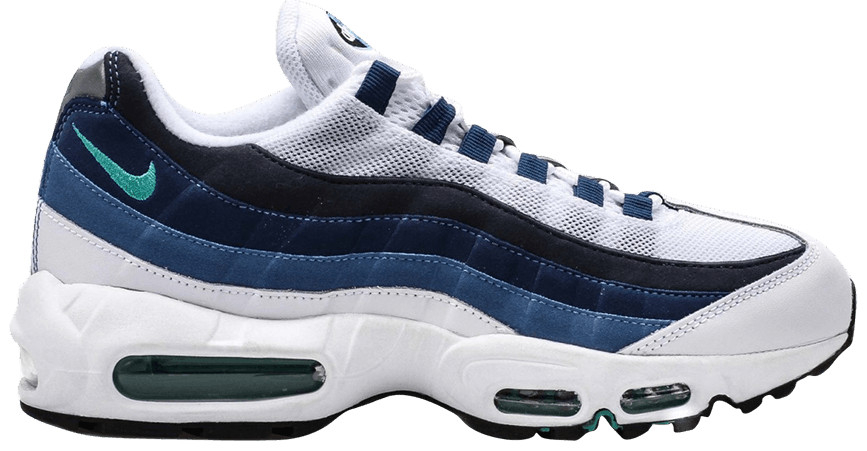 Air Max 95 OG  White Slate Blue  554970-131 - Sneaker Replica Workshop