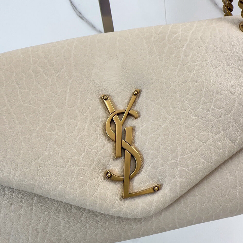 YSL calypso medium in grained lambskin - Top Club