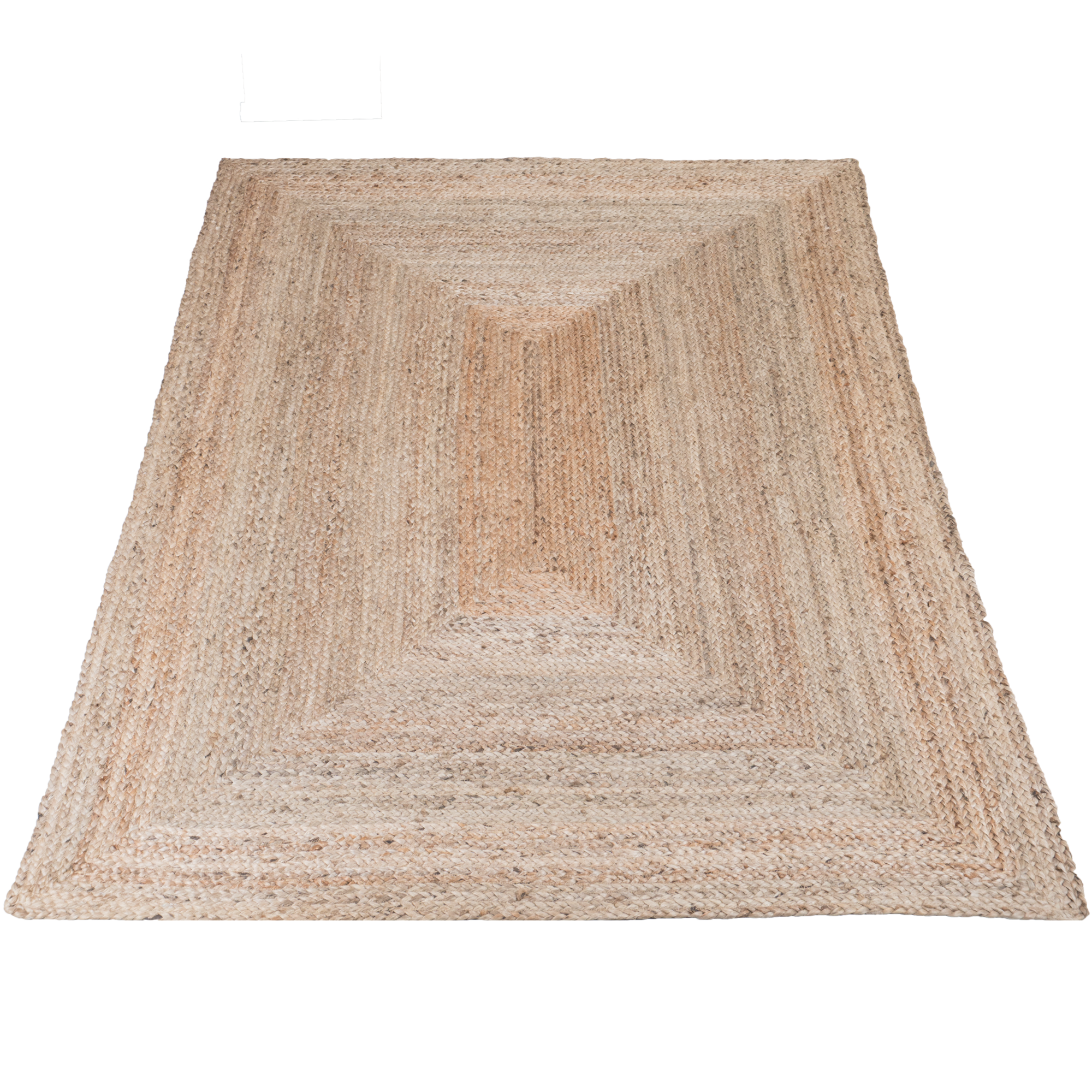 Vloerkleed Jute naturel 160 x 230 cm