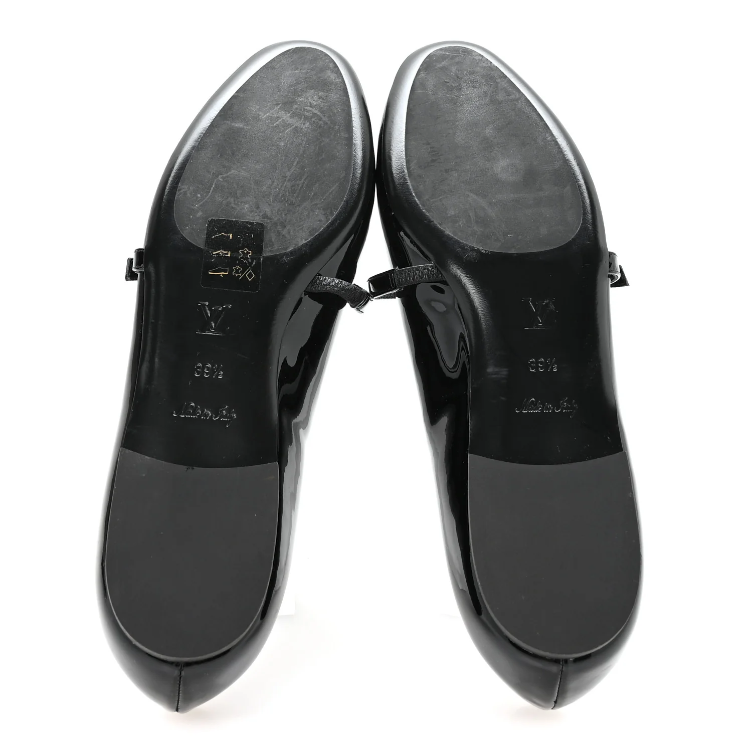 Patent Uniformes Ballet Flats 39.5 Black - Top Club