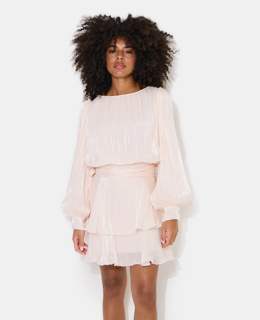 Pimkie Robe en tissu brillant avec effet drapé