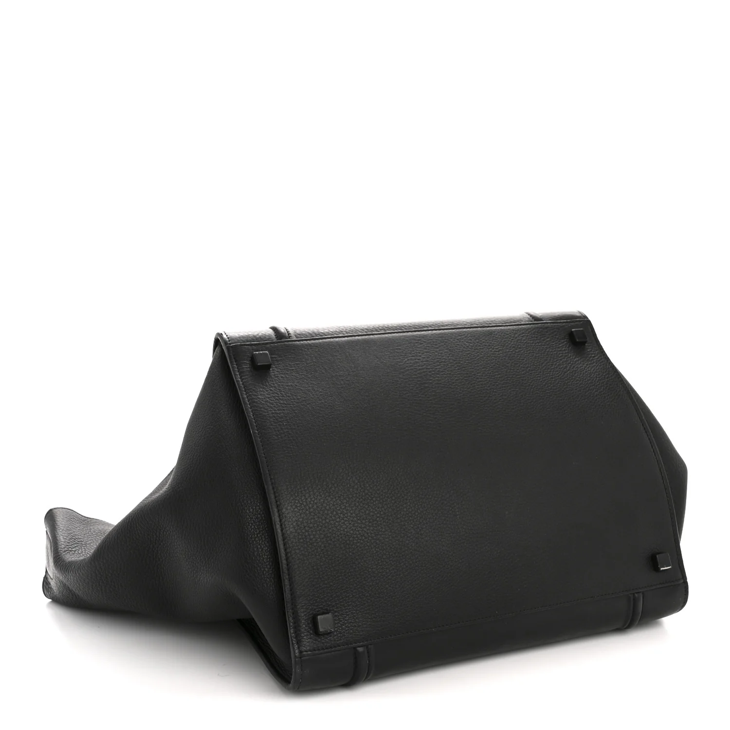 Grained Calfskin Medium Phantom Luggage Black - Top Club