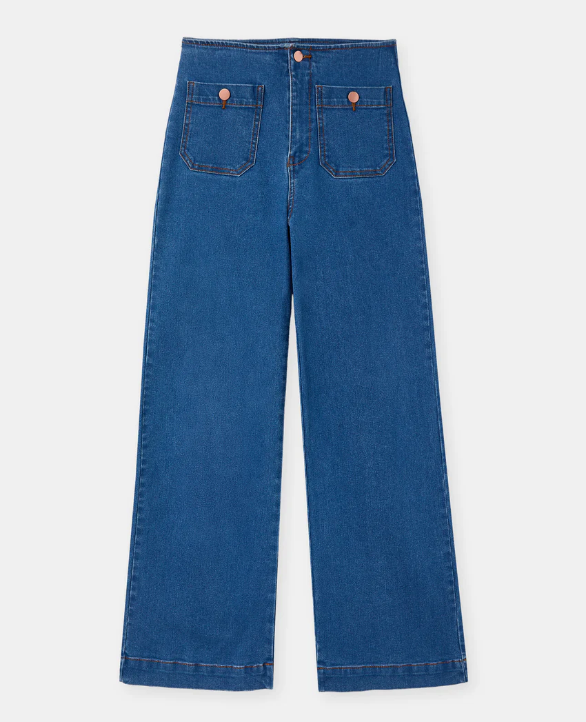 Pimkie Jean wide taille haute avec poches devant