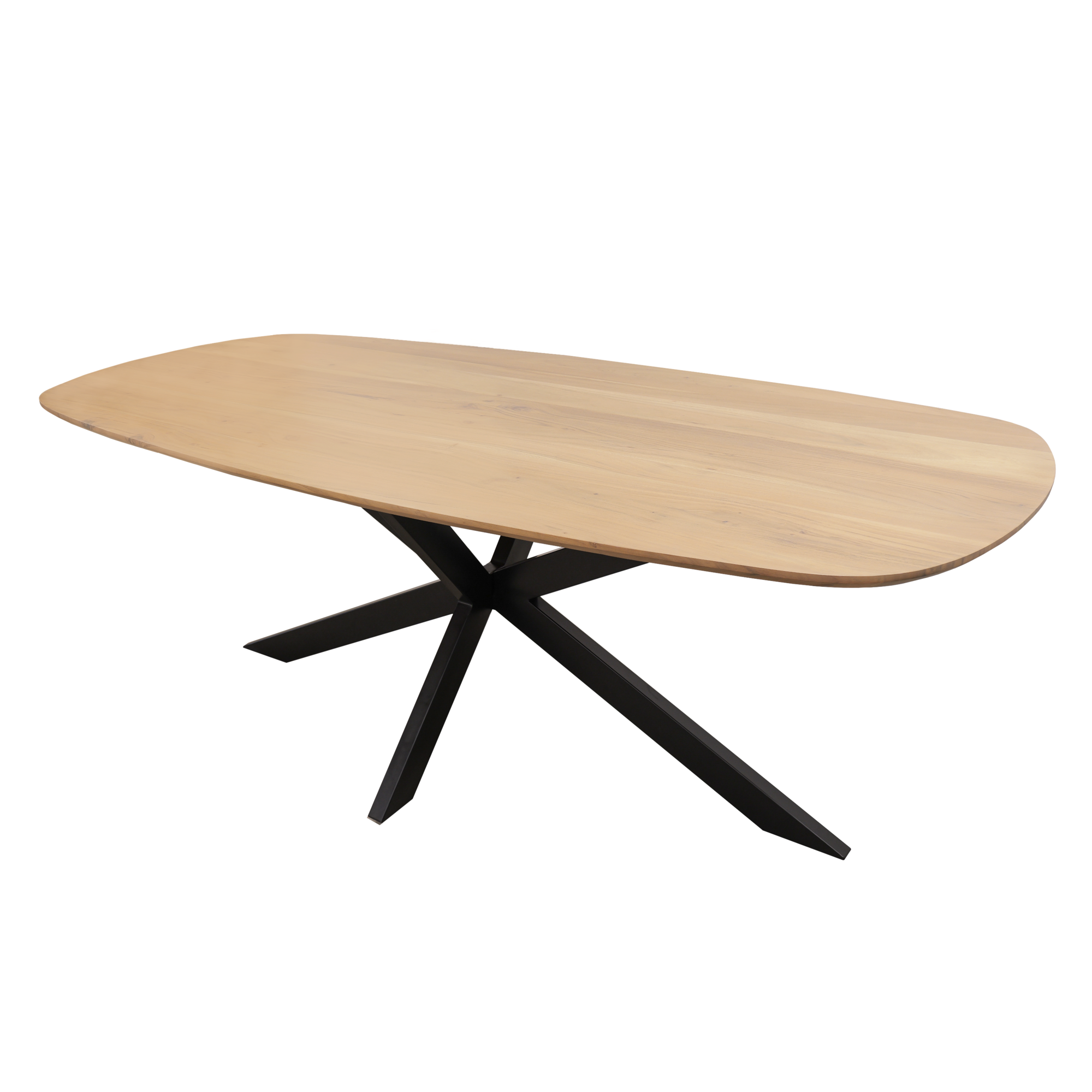 Kick eettafel Dana - 240cm lichbruin