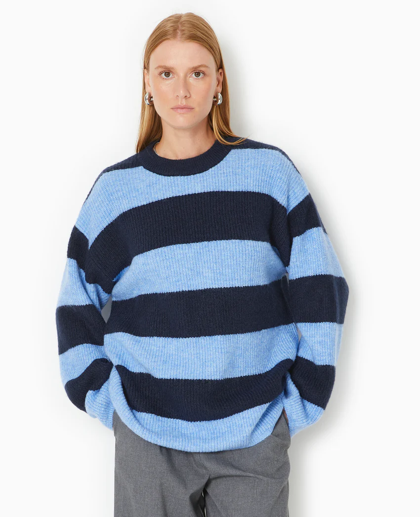 Pimkie Pull oversize en maille rayée