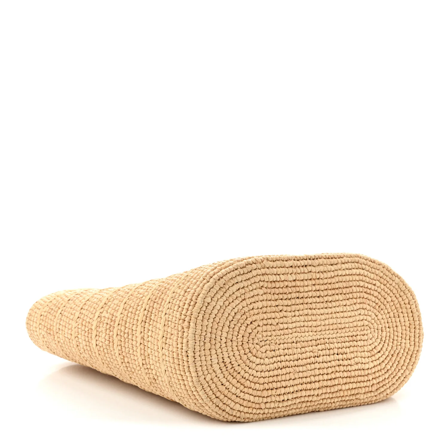 Raffia Calfskin Triomphe Teen Panier Bleached Pink - Top Club