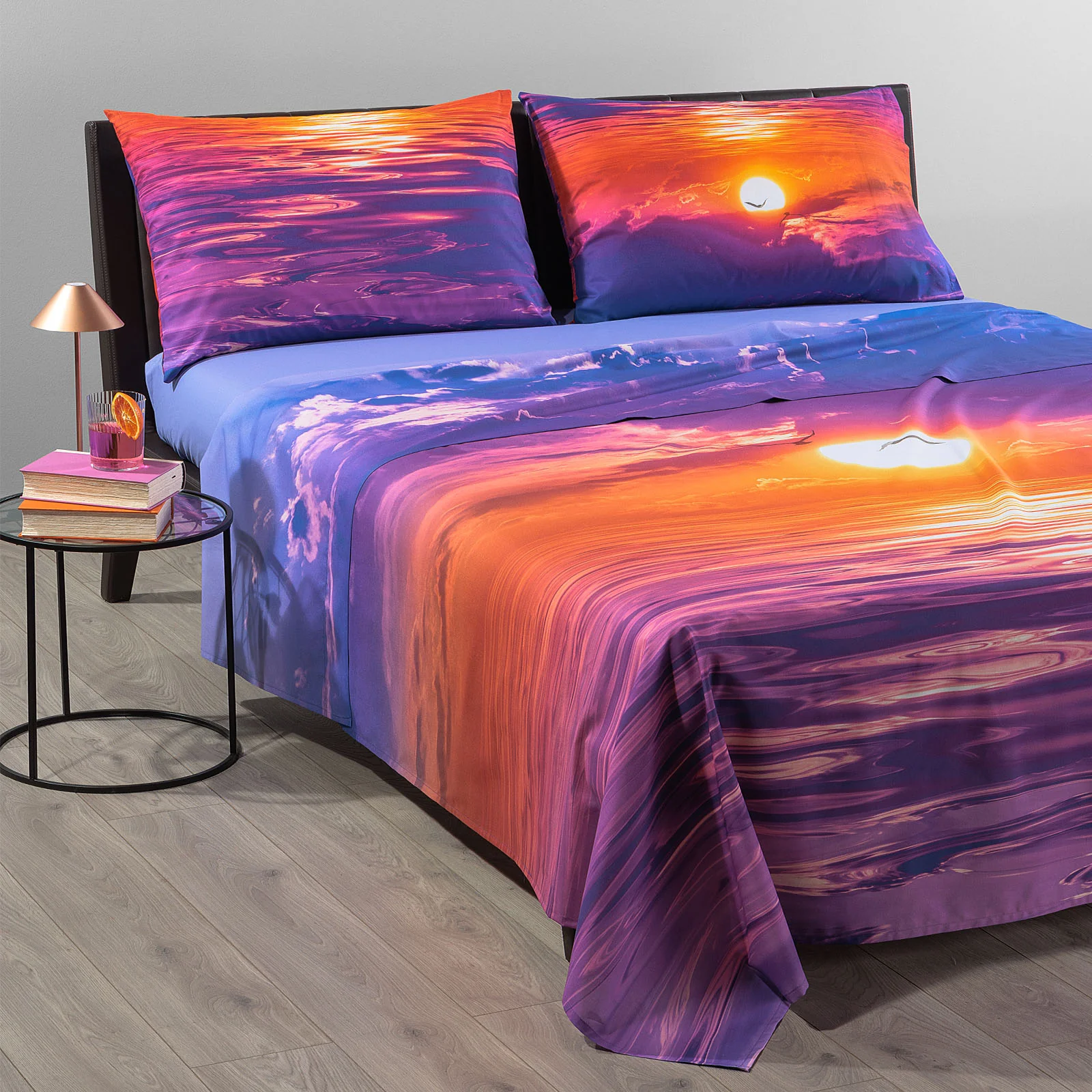 Lenzuola Copriletto In Cotone Lost Horizon Matrimoniale Unica Sogni Di Viaggio