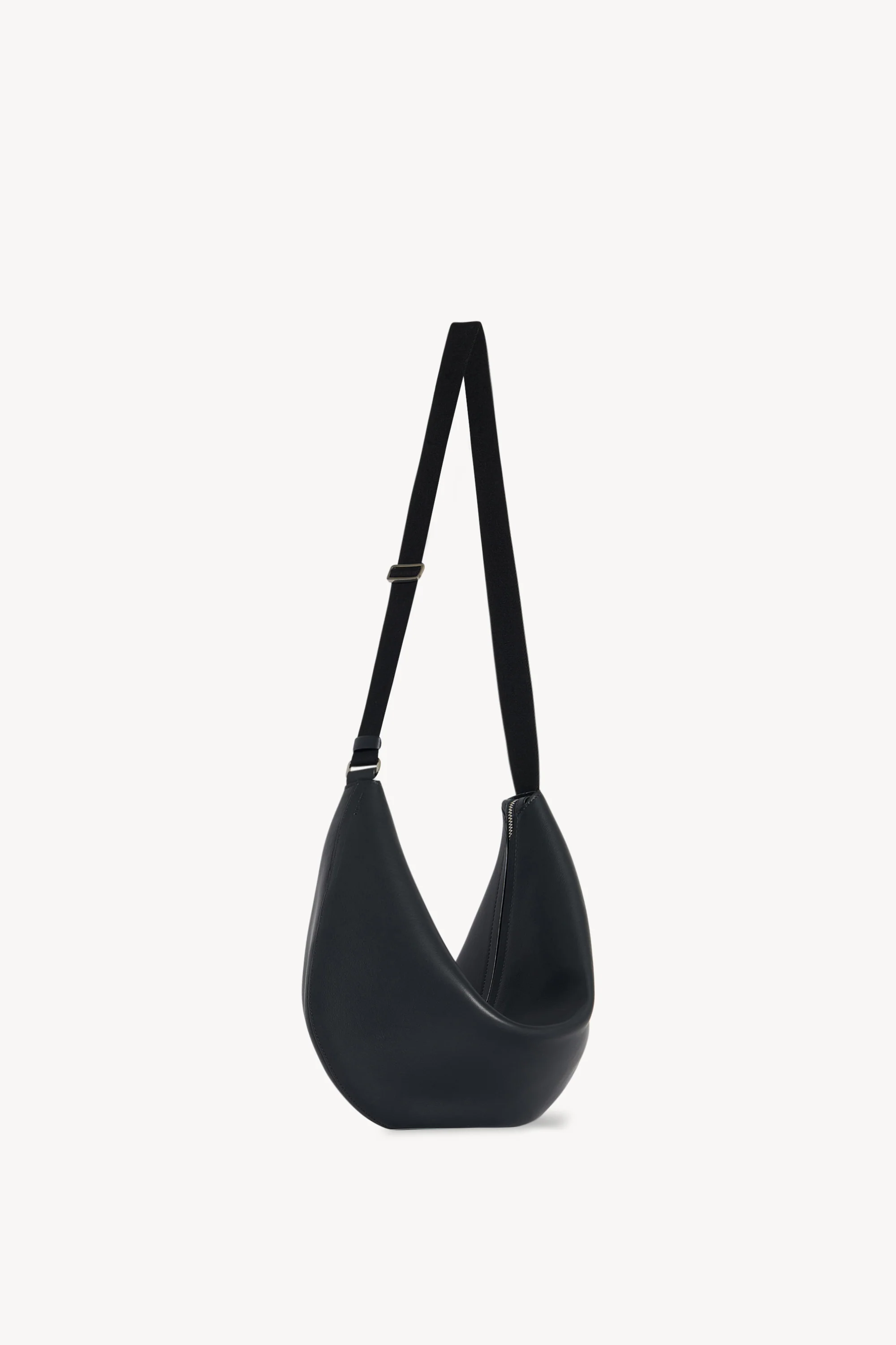 Crossbody Crescent Bag in Leather