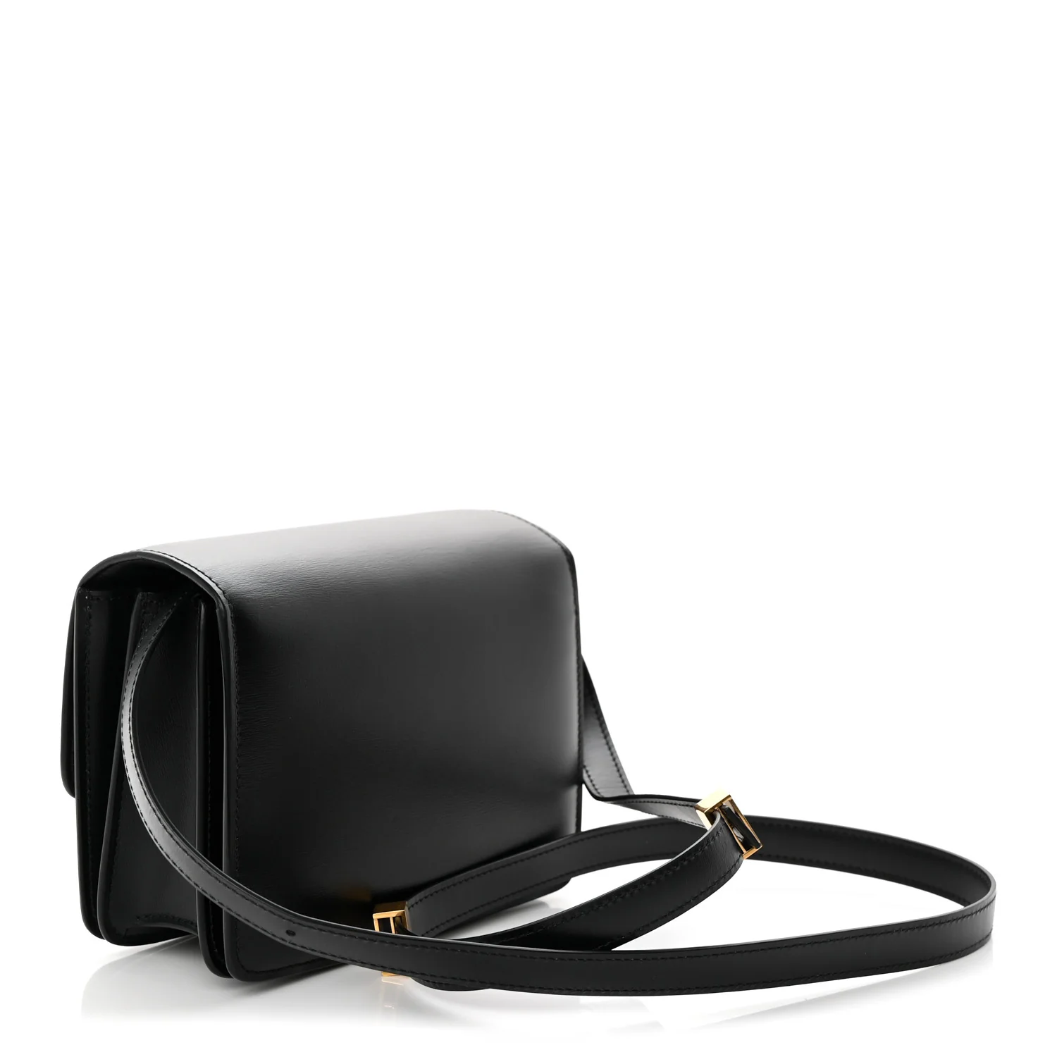 Box Calfskin Small Classic Box Flap Bag Black - Top Club