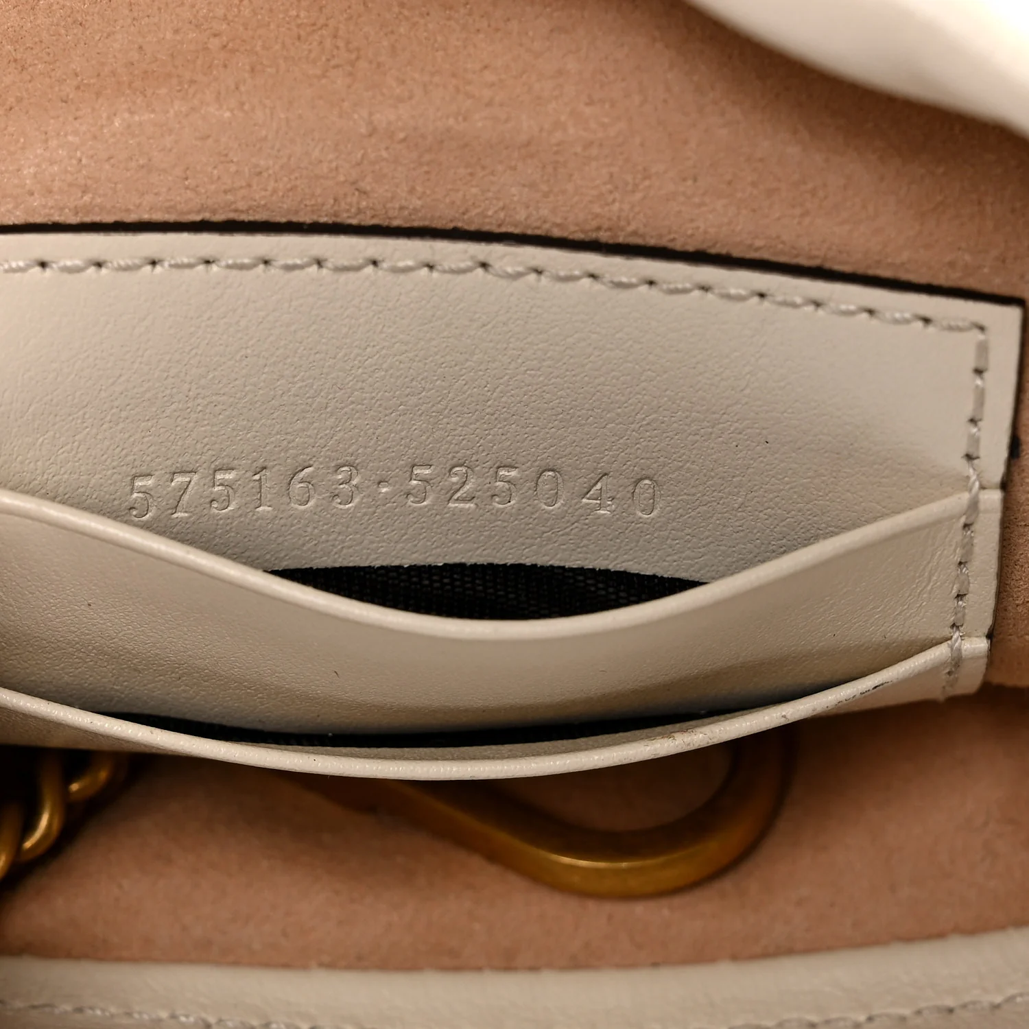 Calfskin Matelasse Mini GG Marmont 2.0 Bucket Bag White - Top Club