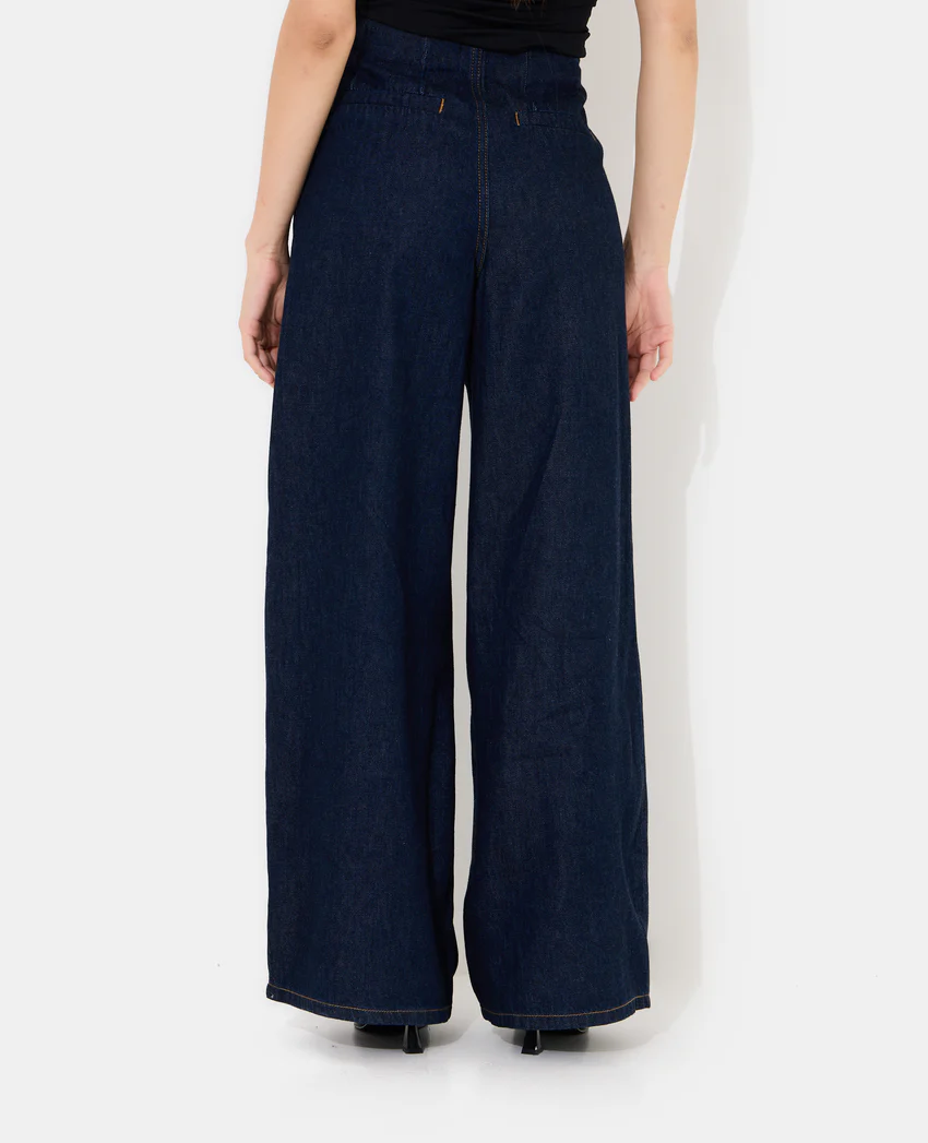 Pimkie Jean extra wide taille haute avec pinces