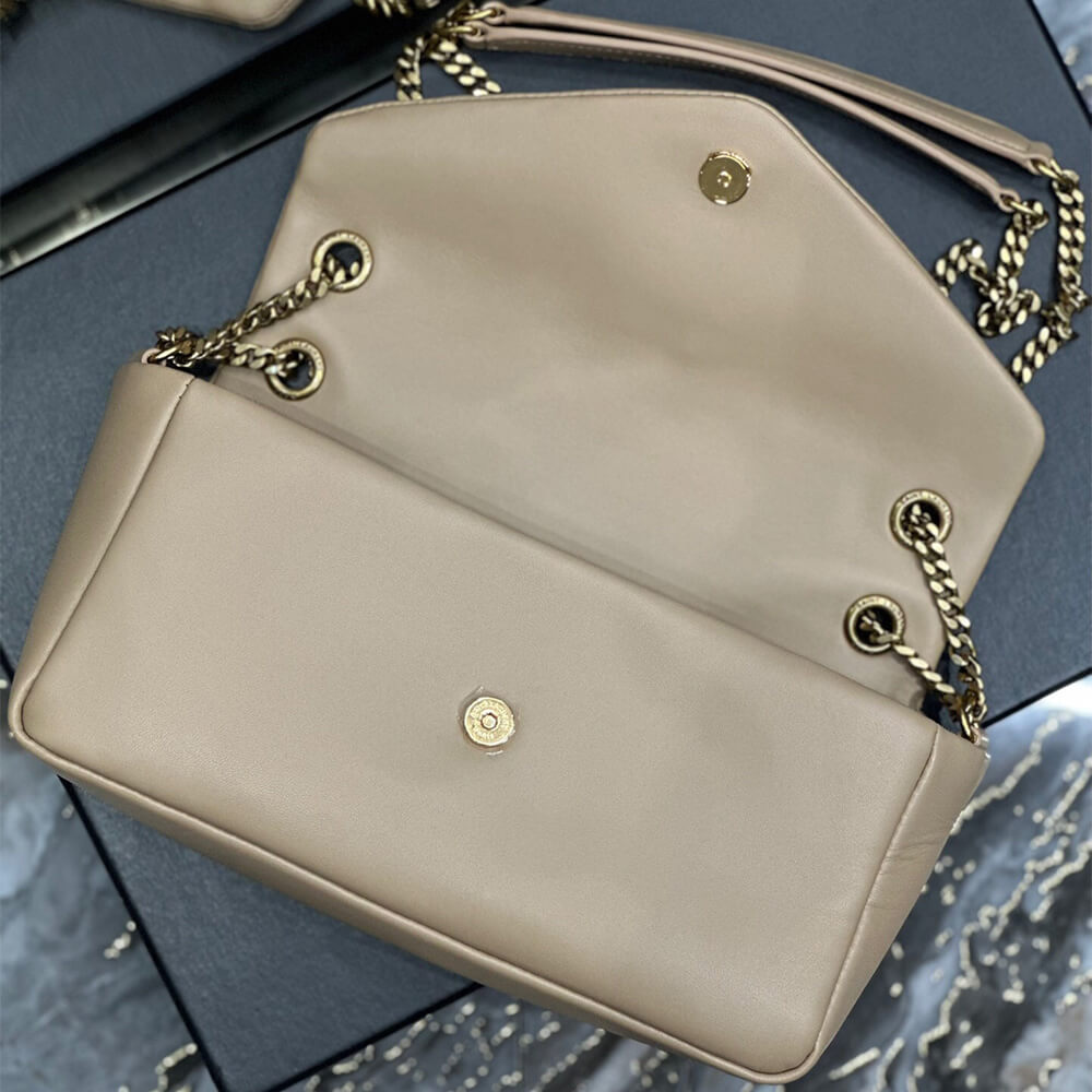 YSL calypso small in plunged lambskin - Top Club
