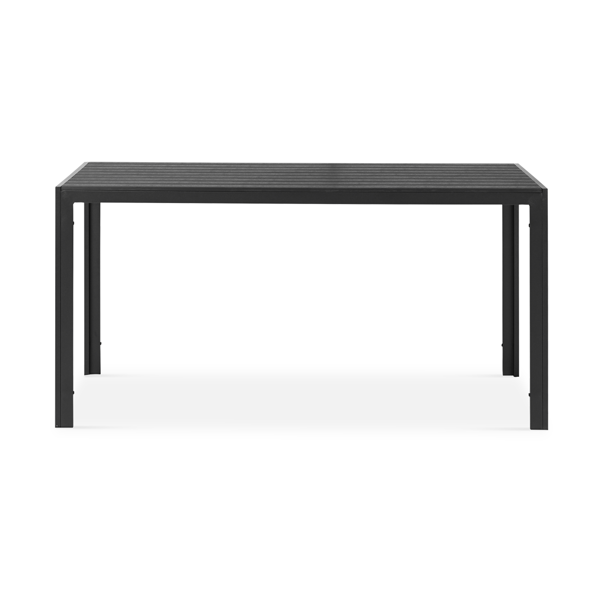 Tuintafel Stan zwart 150x90 cm