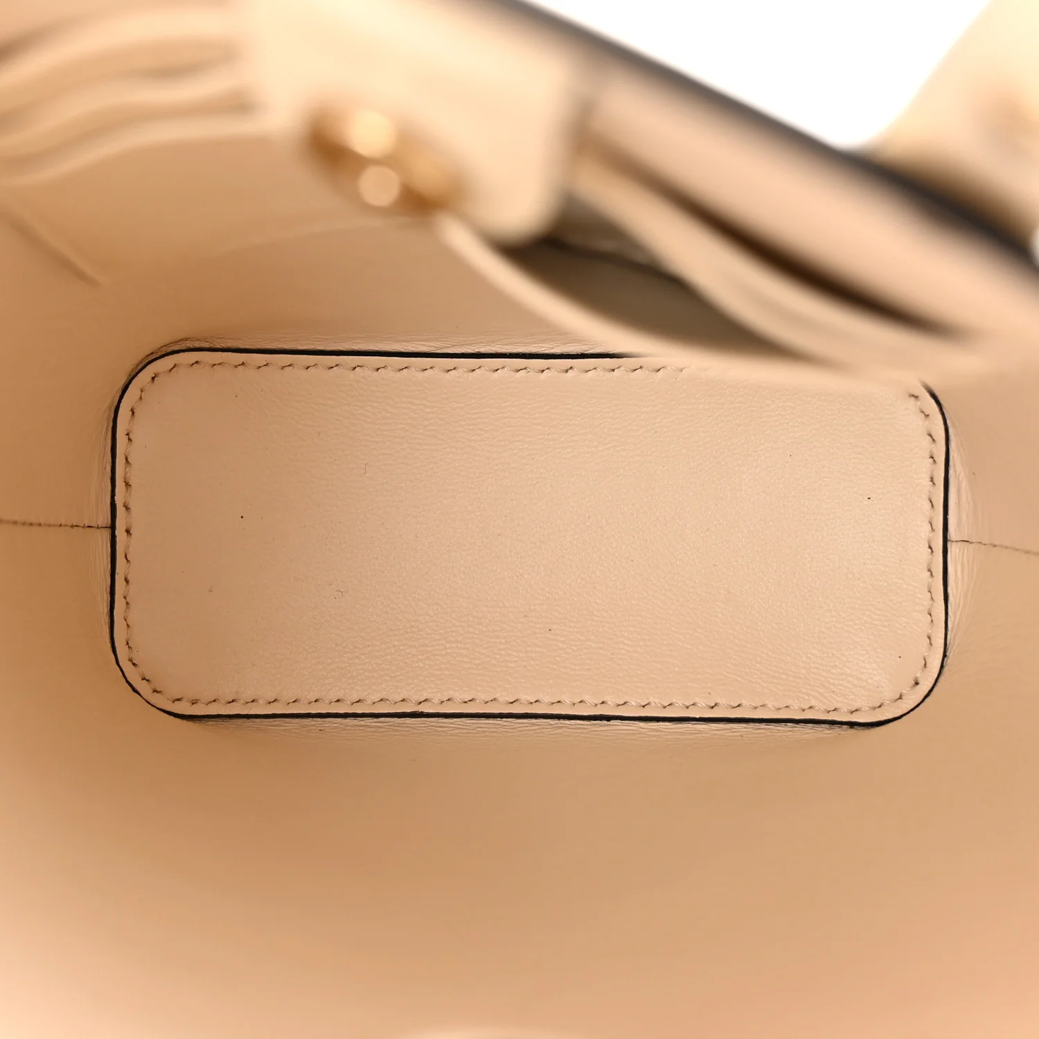 Pebbled Calfskin Rockstud North South Crossbody Bag Light Ivory - Top Club