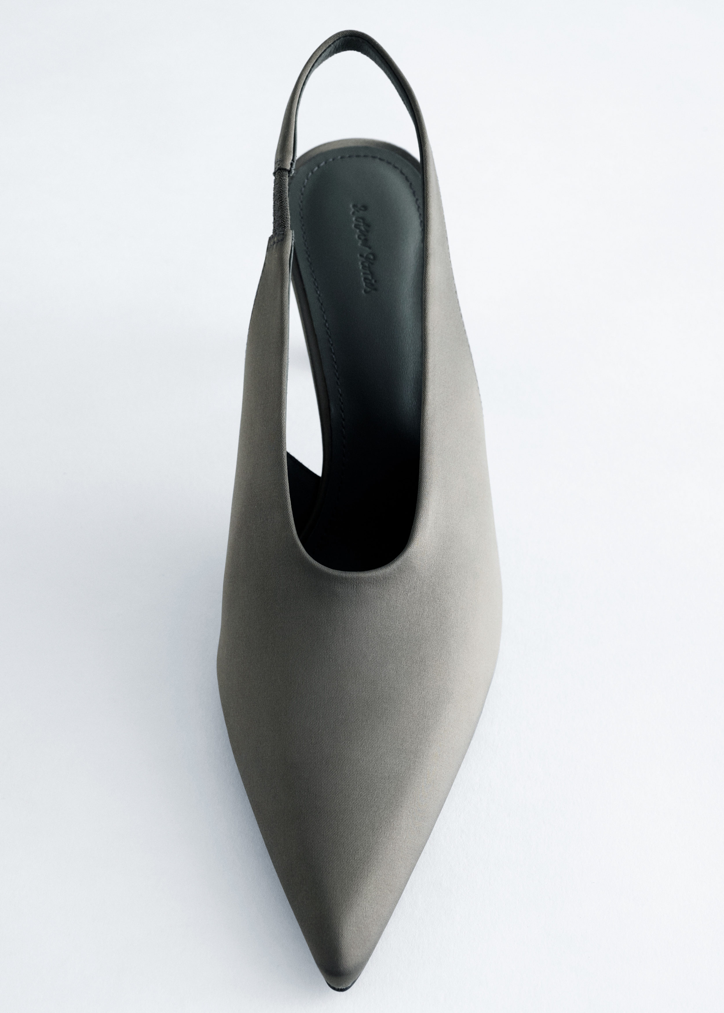 & Other Stories SATIN SLINGBACK PUMPS