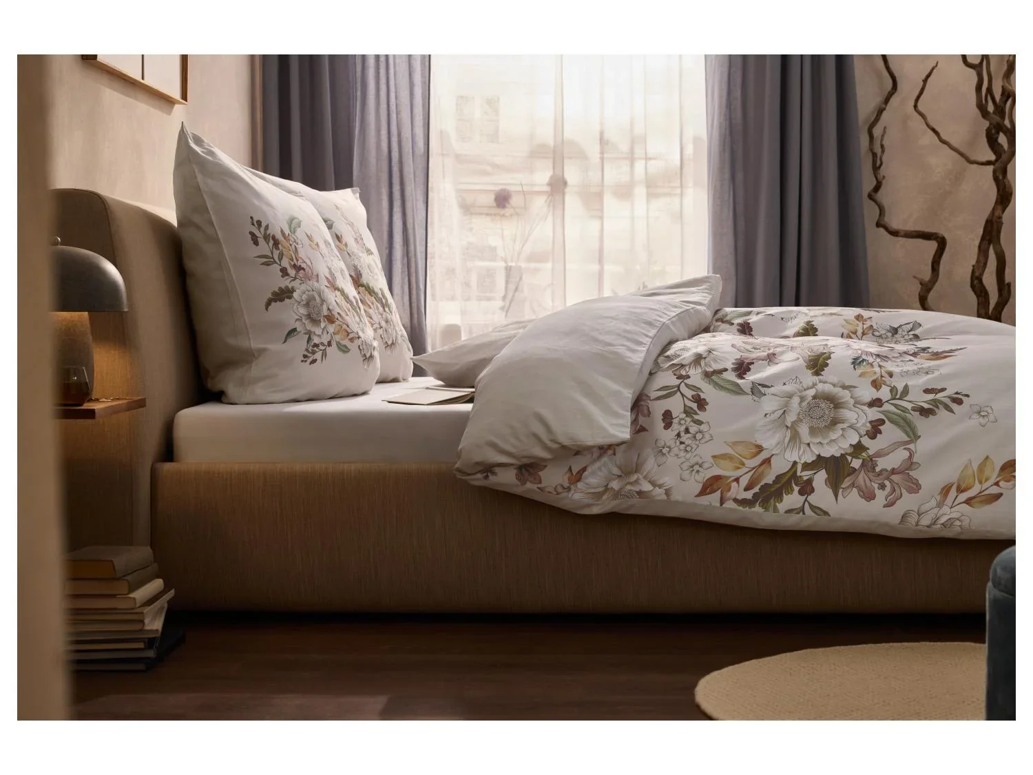 LIVARNO home Parure de lit en satin, 140 x 200 cm