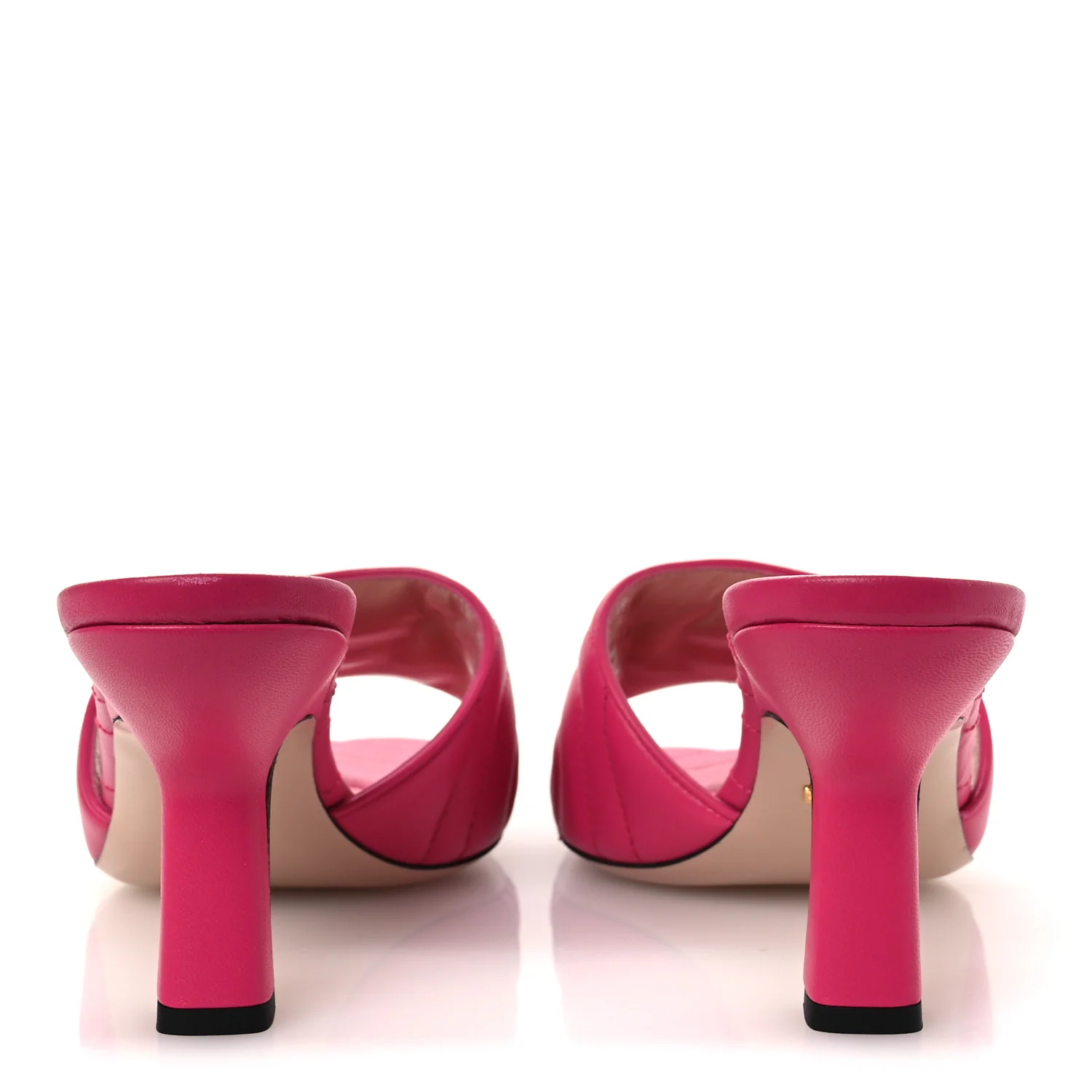 Nappa Matelasse GG Marmont 75mm Slide Sandals 41 Box Pink - Top Club
