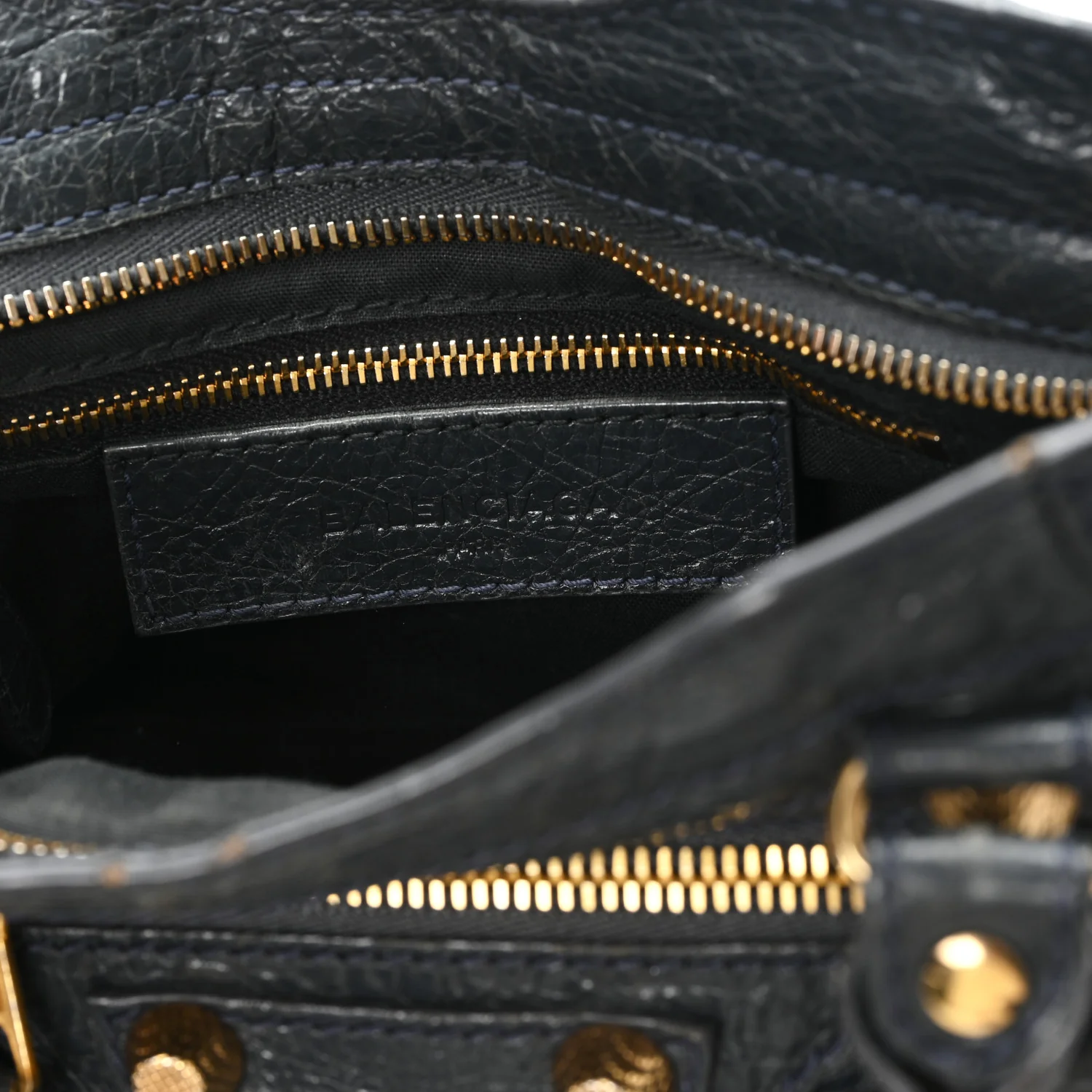 Agneau Giant 12 Gold Hardware Mini City Anthracite - Top Club