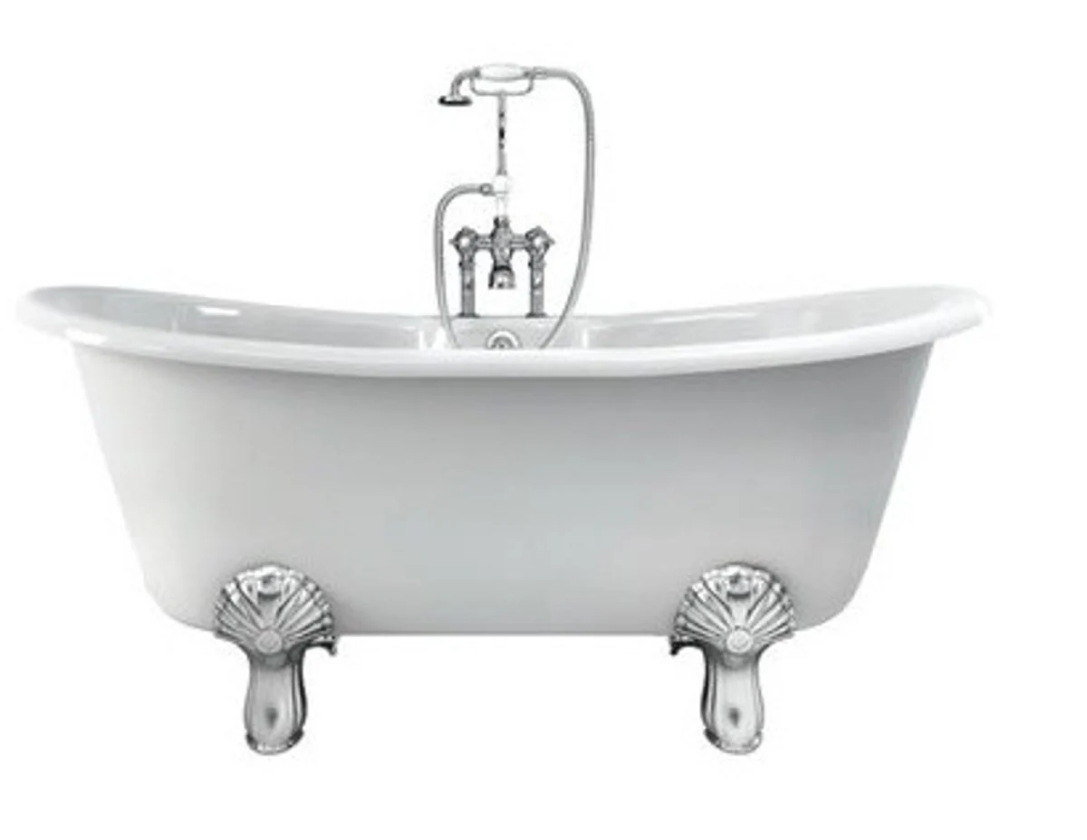 Art Nouveau bathtub natural stone freestanding 1700mm BCha white - freestanding retro antique bathtub