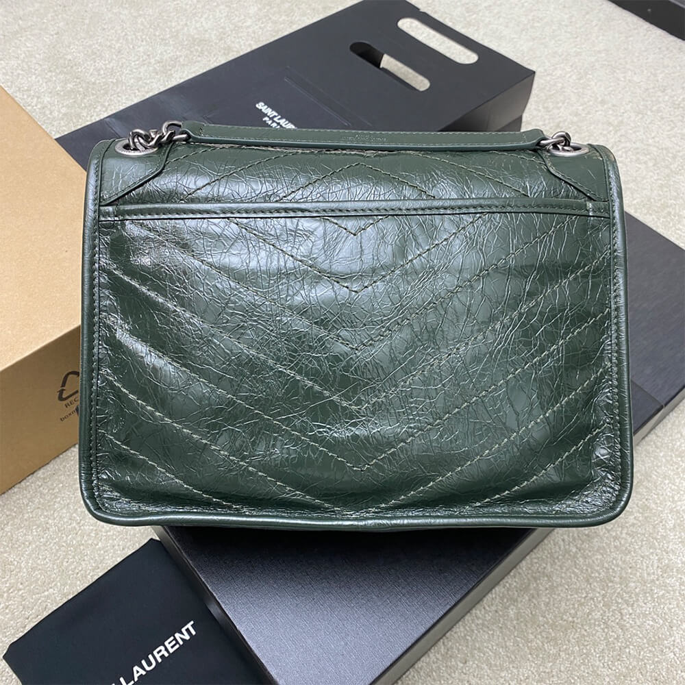 YSL NIKI MEDIUM IN CRINKLED VINTAGE LEATHER(HIGH-END GRADE) - Top Club