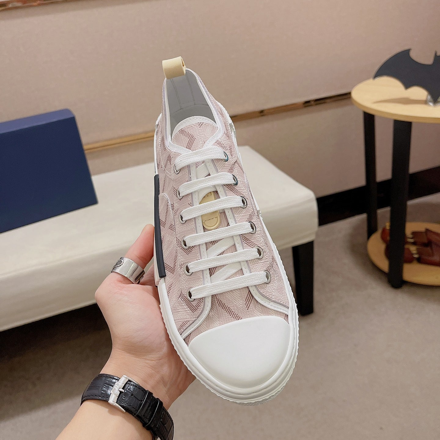 Dior B23 New Graphics Canvas Shoes 06 - Sneaker Replica Workshop