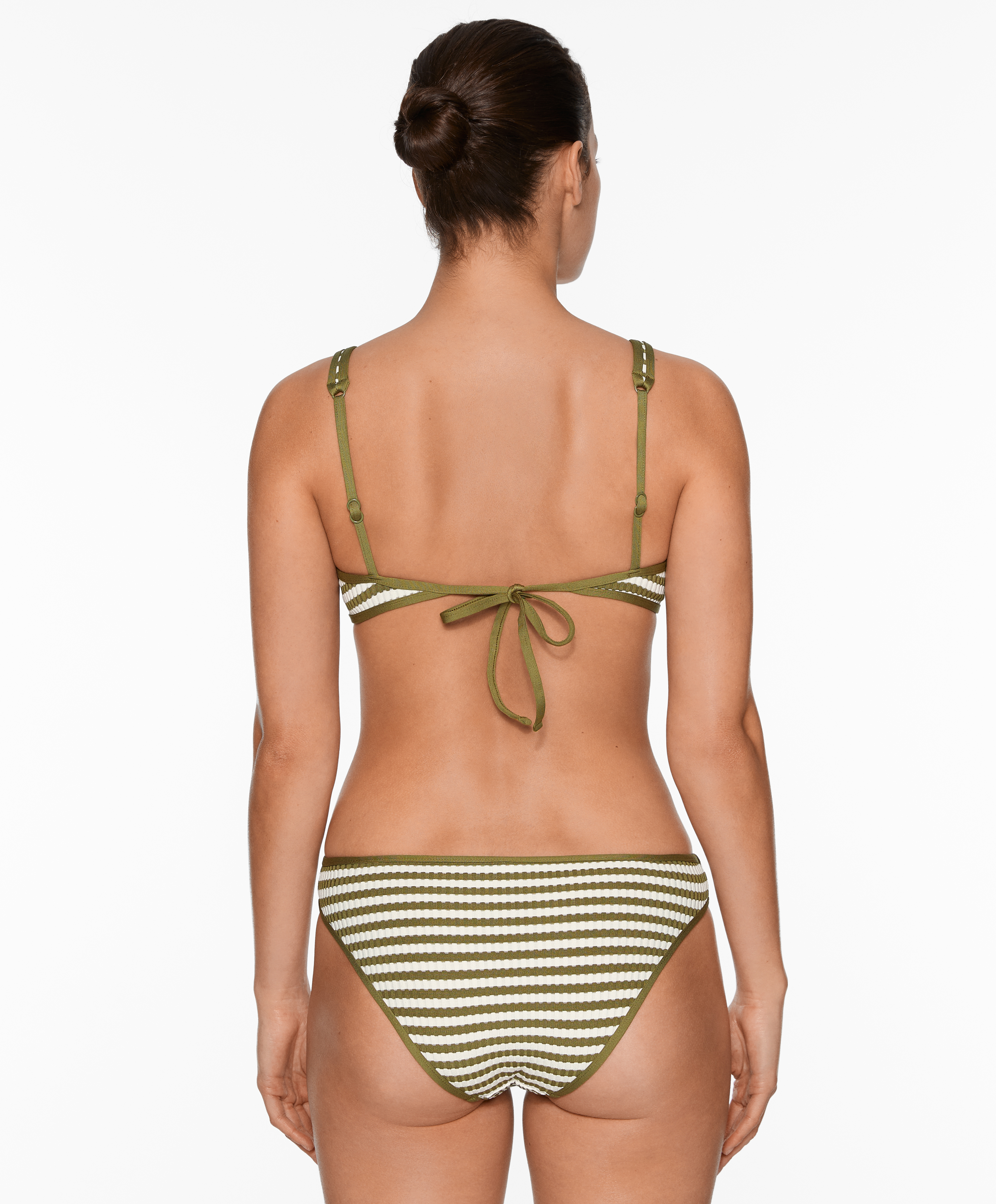 OYSHO Textured stripe classic bikini briefs