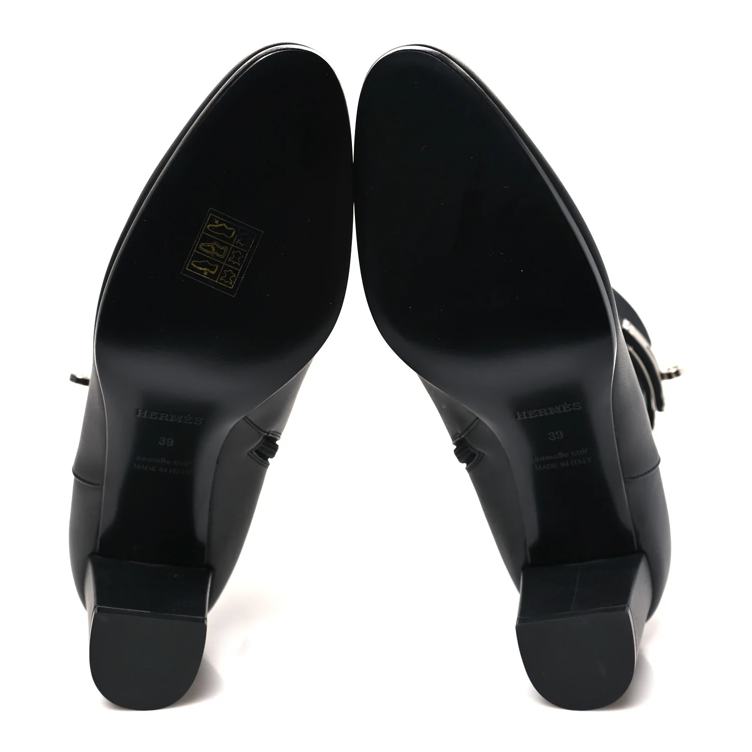 Calfskin Saint Germain Ankle Boots 39 Black - Top Club